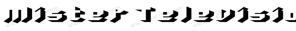 Mister Television字体转换